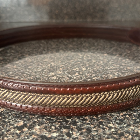 Brighton brown leather belt - Picture 5 of 10